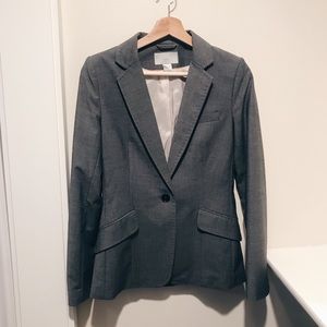 H&M Button Grey Blazer